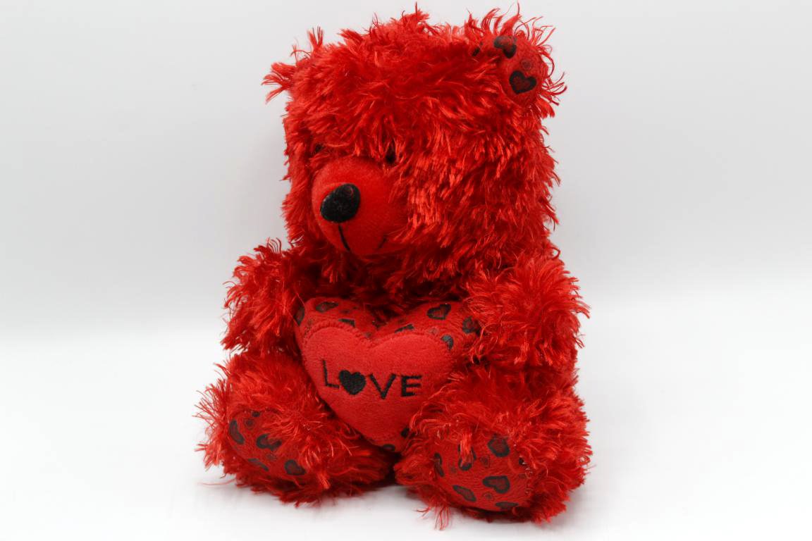 Teddy Bear Red 8 Inches (KC2485)
